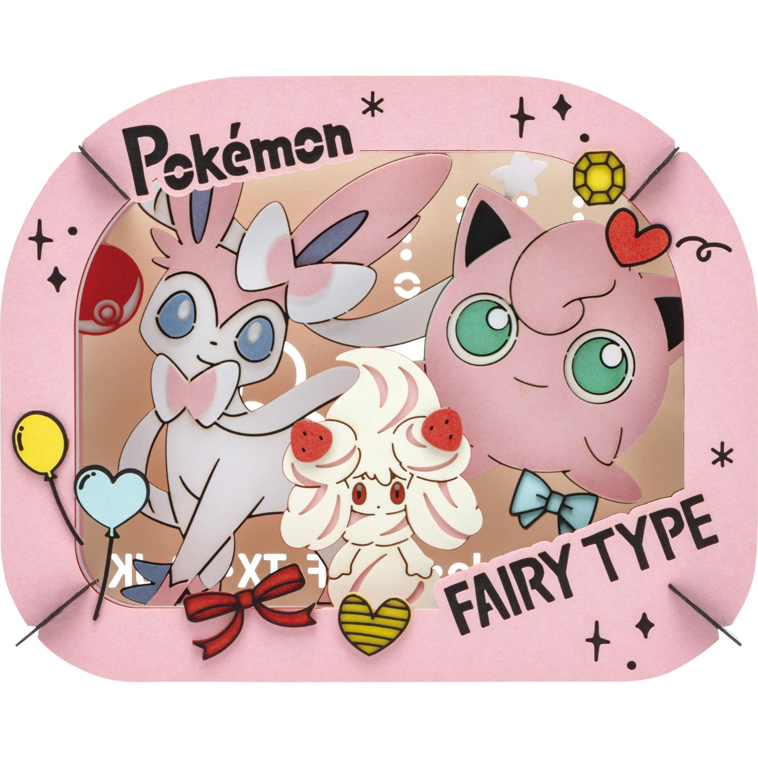 Pokemon Paper Theater Pudding Nymphia Mawhip figure from Japan