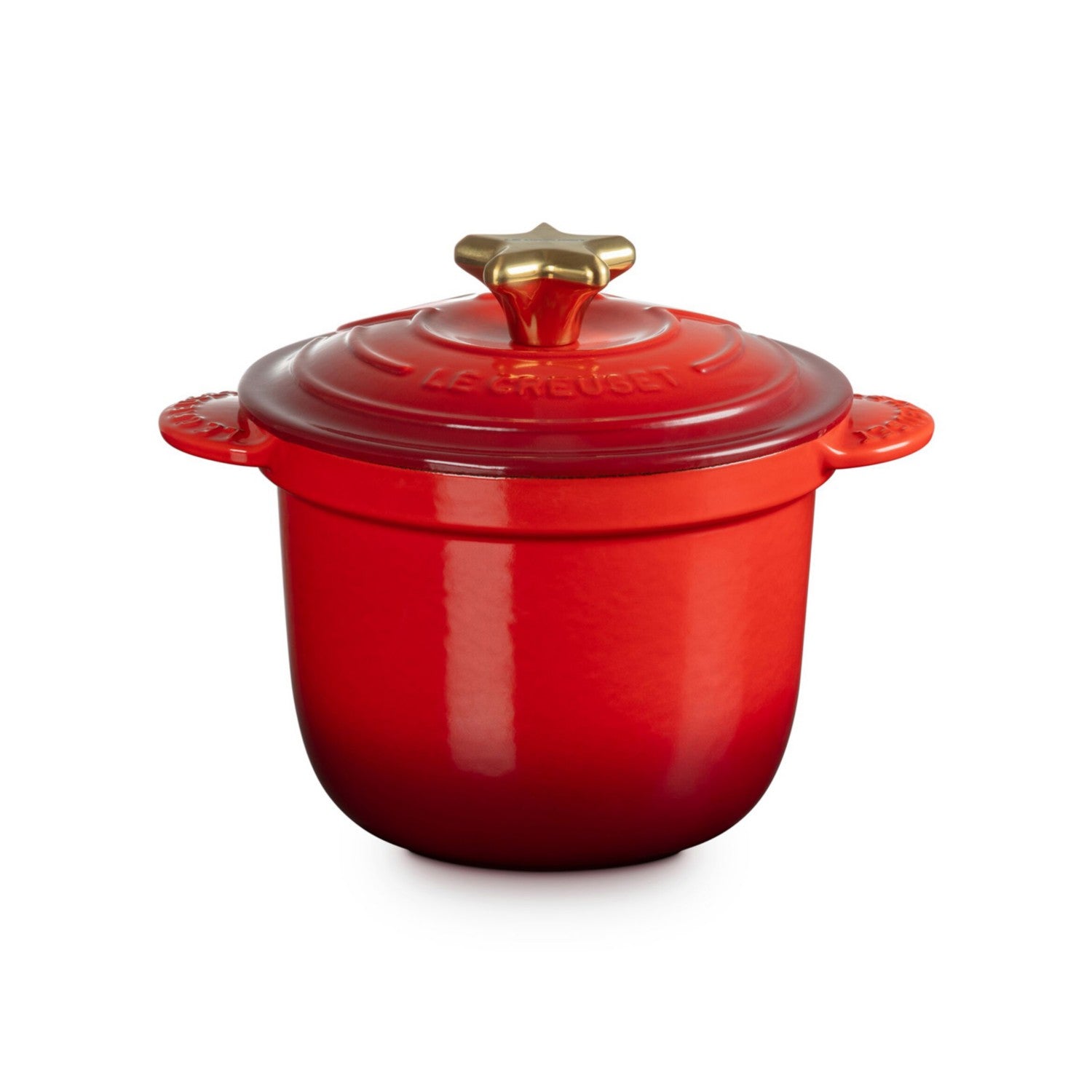 [Le Creuset] Mickey Mouse/Cocotte Every 18 Cherry Red (Star Knob)