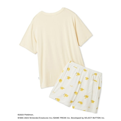 [gelato pique] Cool touch print T-shirt & shorts set Yellow