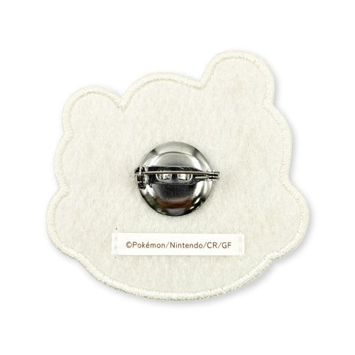 Close-up of Milcery pin, showcasing detailed design and Japanese craftsmanship