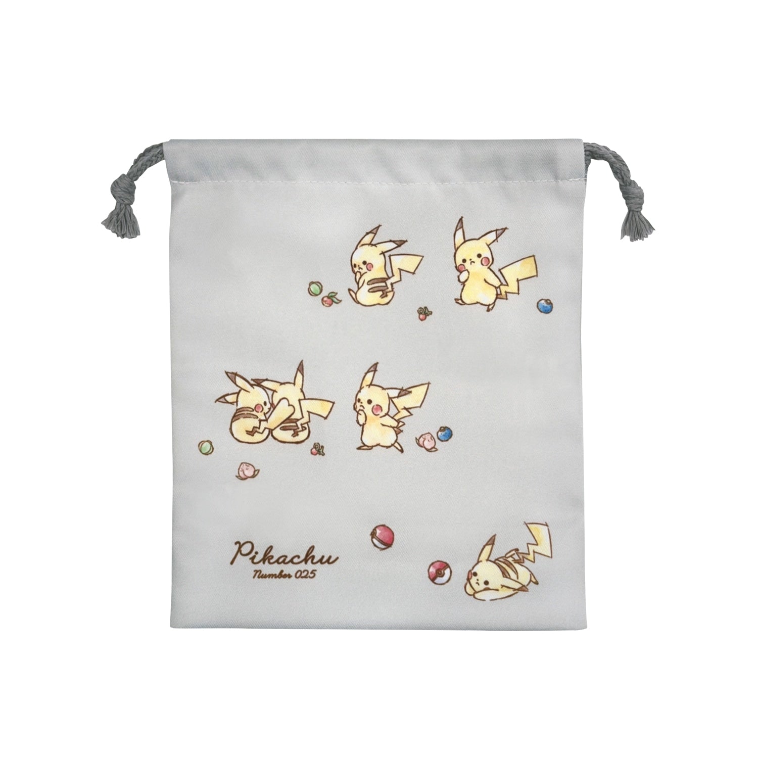 Gusseted drawstring “Pikachu number025” Perfect for going out