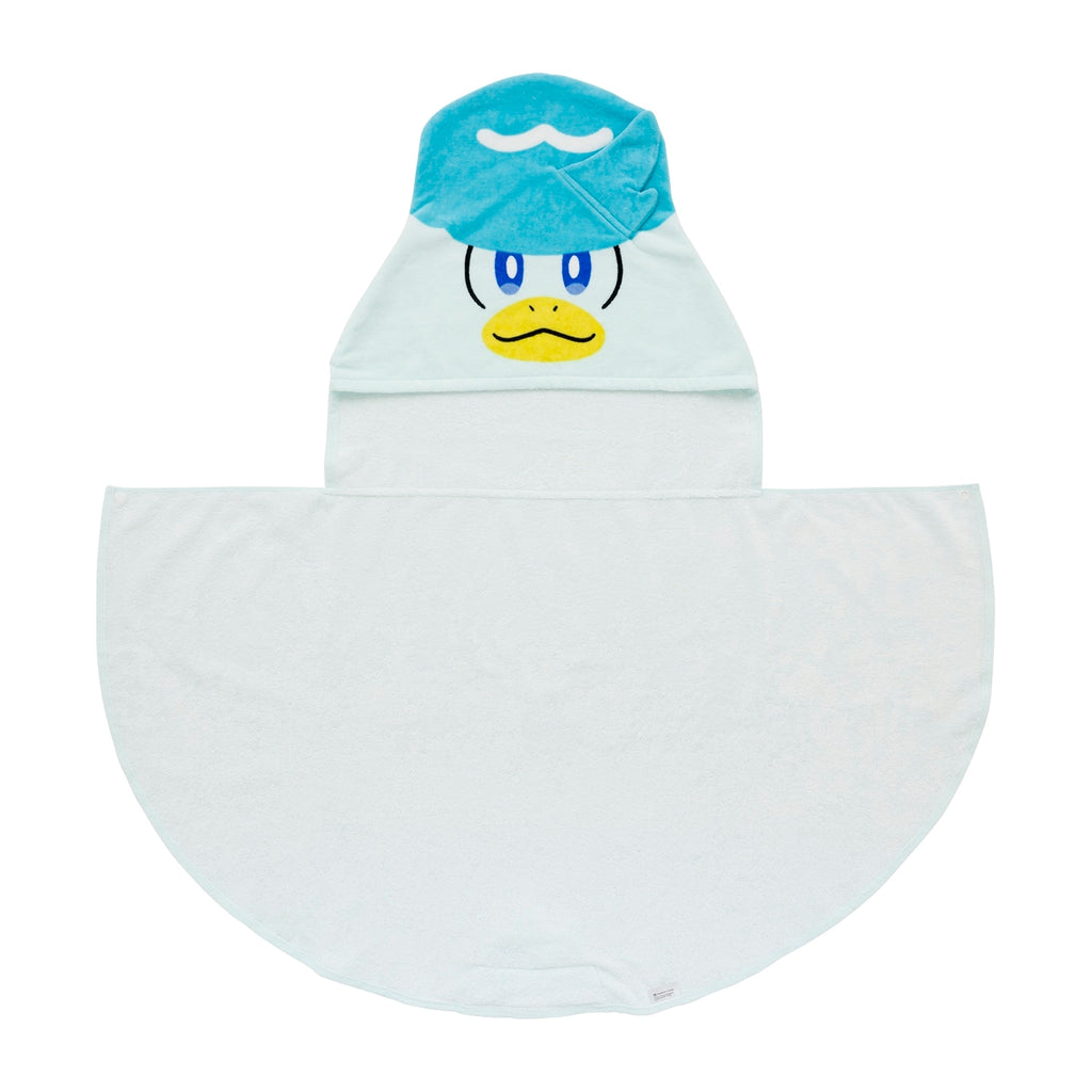 Pokemon Towel with Hood and Tail, colorful character design from Japan