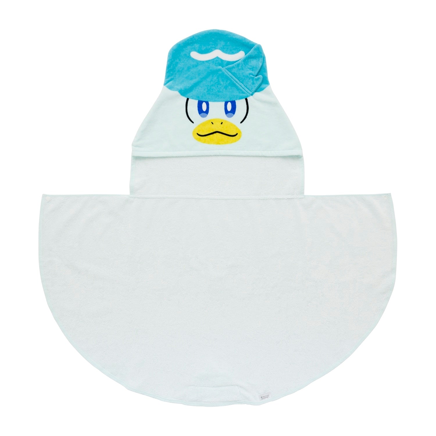 Pokemon Towel with Hood and Tail, colorful character design from Japan