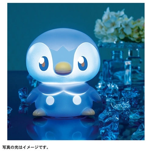 Authentic Pokepiece Punikyun Light Piplup from Japan, highlighting its unique design and Water-type features
