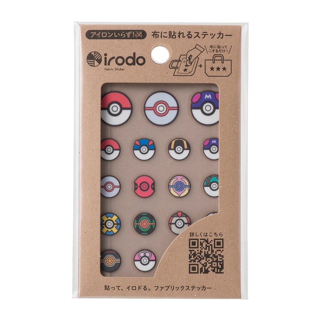Cloth sticker irodo monster ball