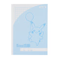 5mm grid Pokemon notebook with balloon Pikachu design from Japan