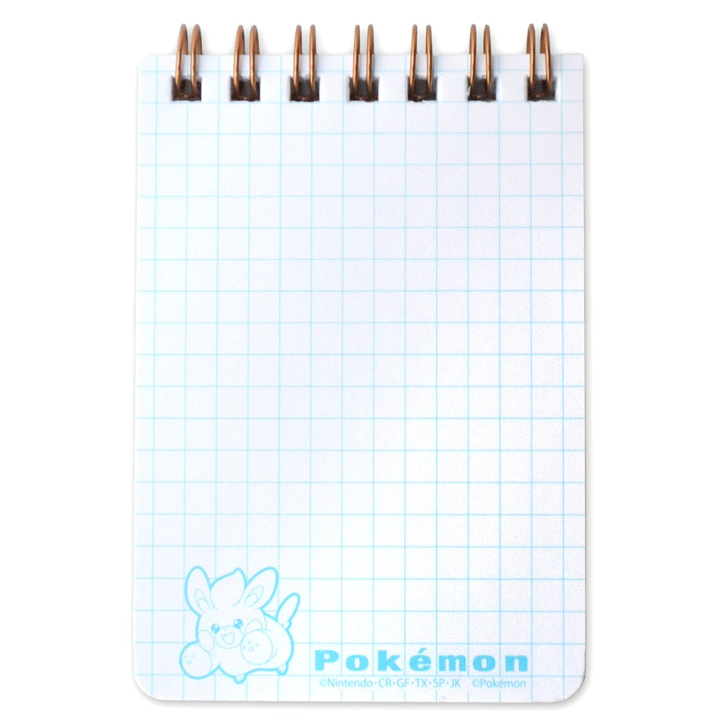 A7 mini ring memo pad with Pawmi, showcasing the collectible item from Japan with official Pokemon Center Japan licensing