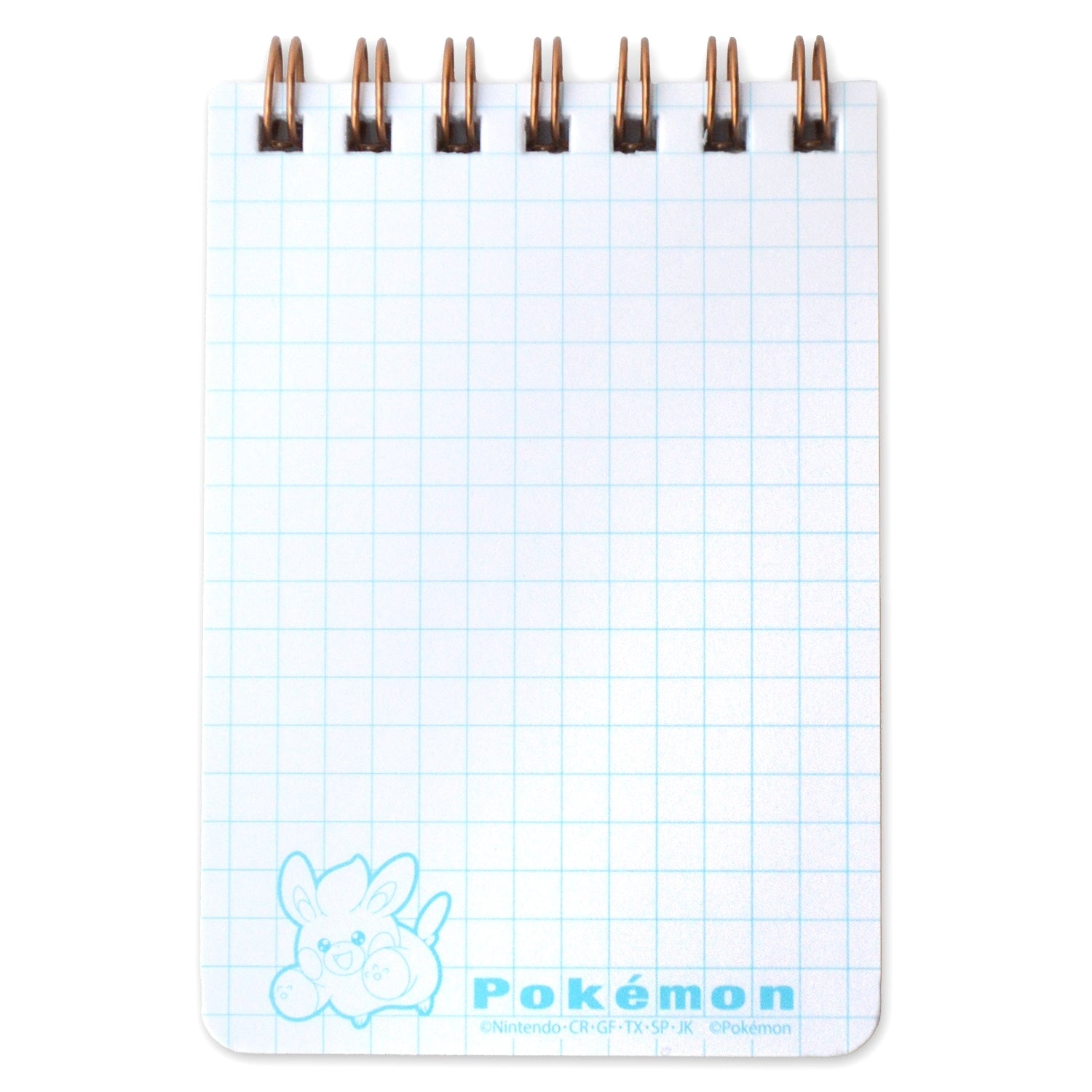 A7 mini ring memo pad with Pawmi, showcasing the collectible item from Japan with official Pokemon Center Japan licensing