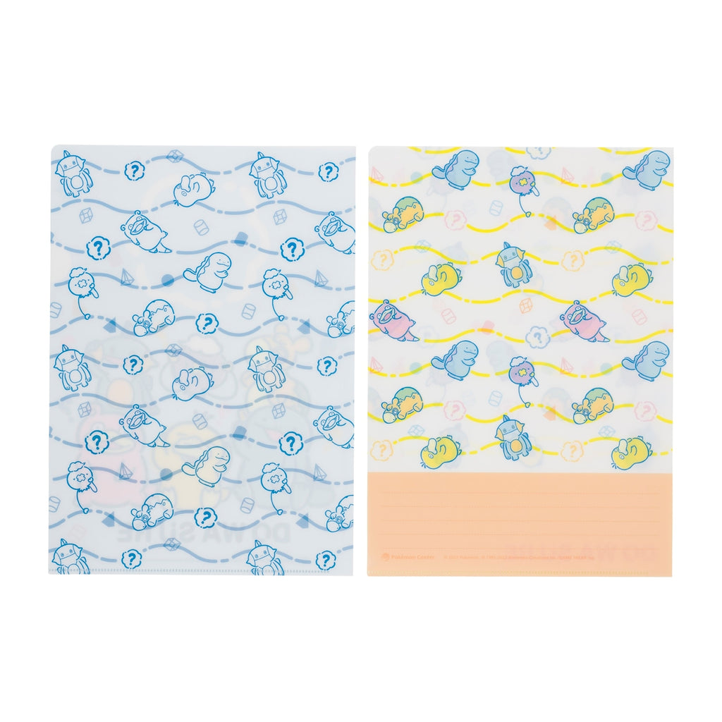 Writeable A4 clear file set of 2 DOWASURE