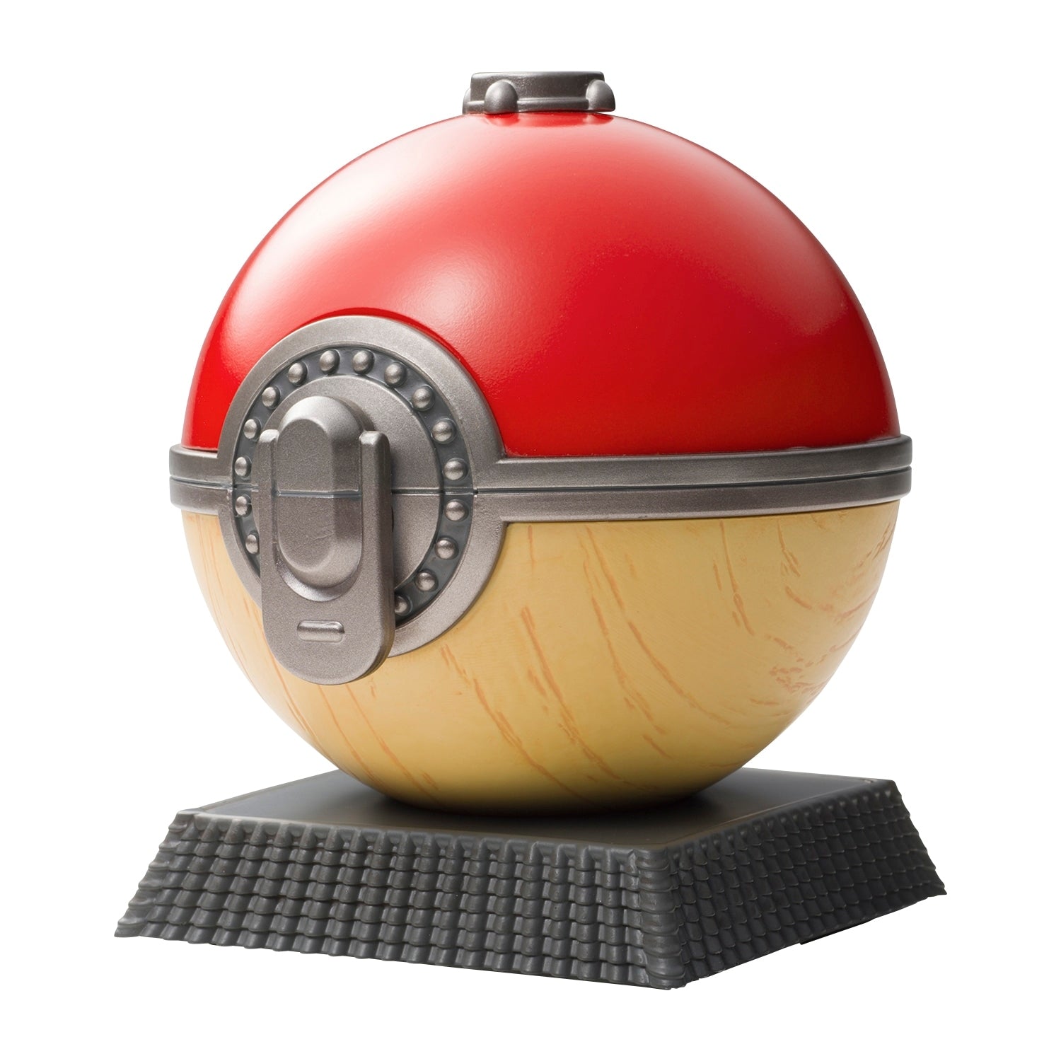 Authentic Japanese Pokemon figure, Jade Region Monster Ball with base