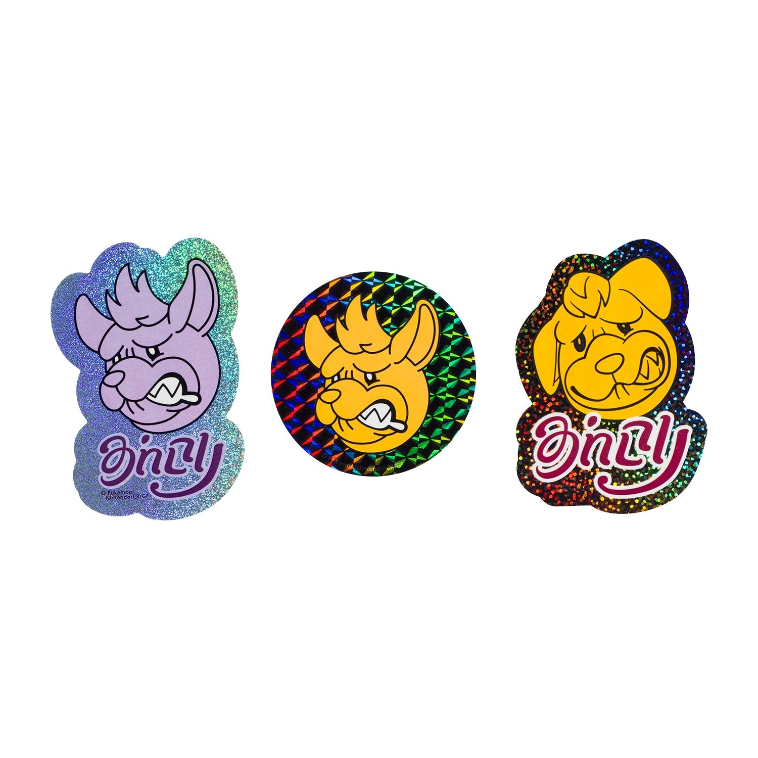 Orachifro logo sticker set from Japan, featuring unique Maschiff design