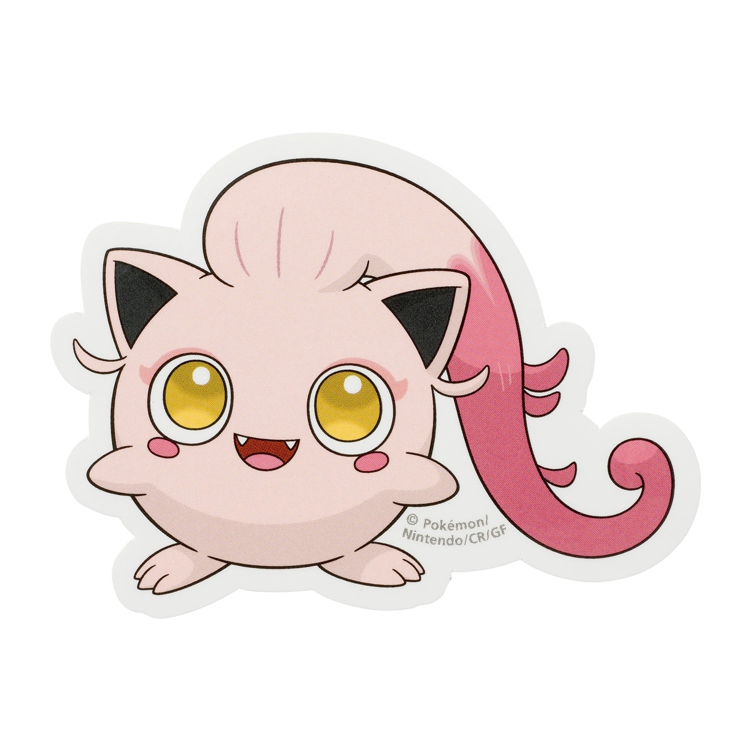 Scream Tail Pokemon sticker with salmon tail design from Japan