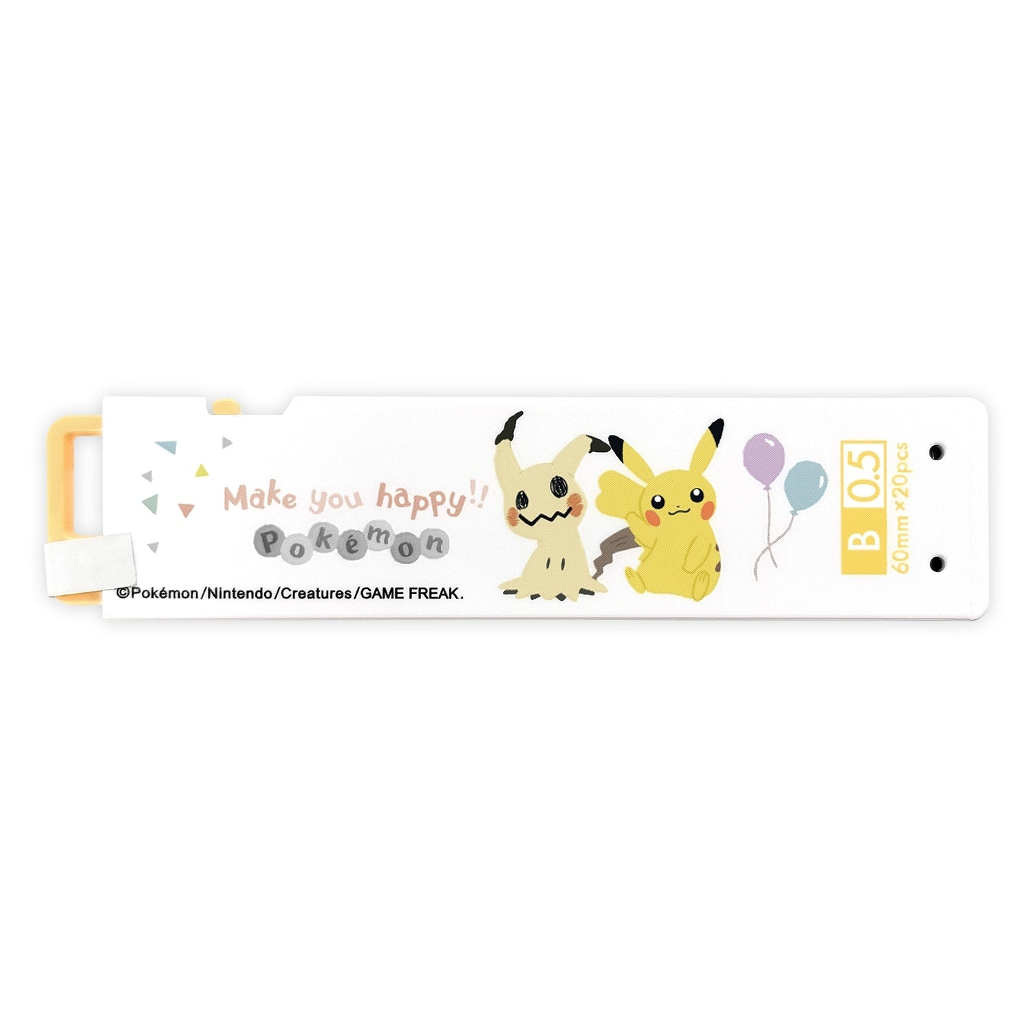 1PUSH Refill B0.5MM Mimikyu/Pikachu from Japan, featuring official Pokemon artwork