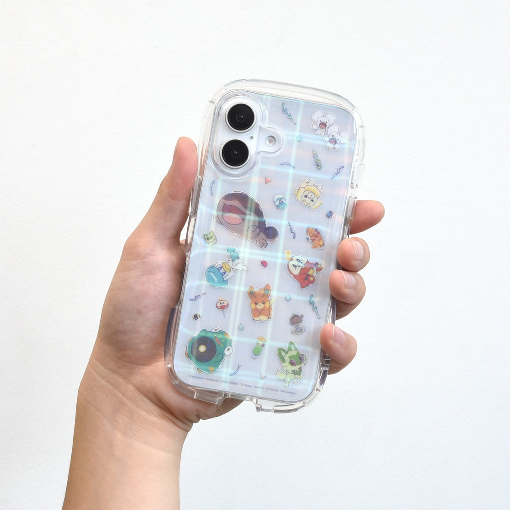 Crystal clear case compatible with iPhone16 Paldea region