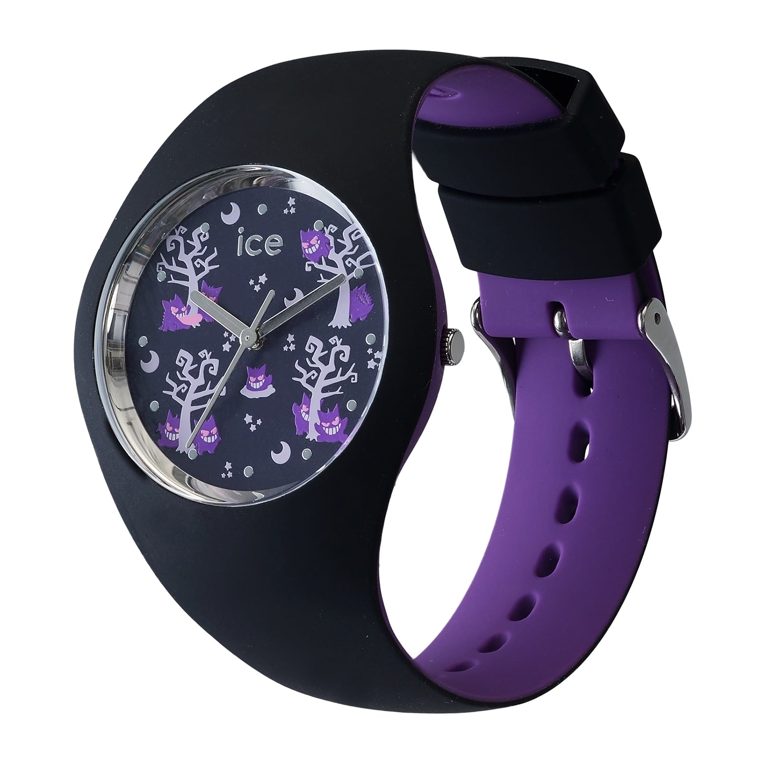 ICE-WATCH Pokémon Gengar pattern watch from Japan, featuring Ghost/Poison-type Pokémon