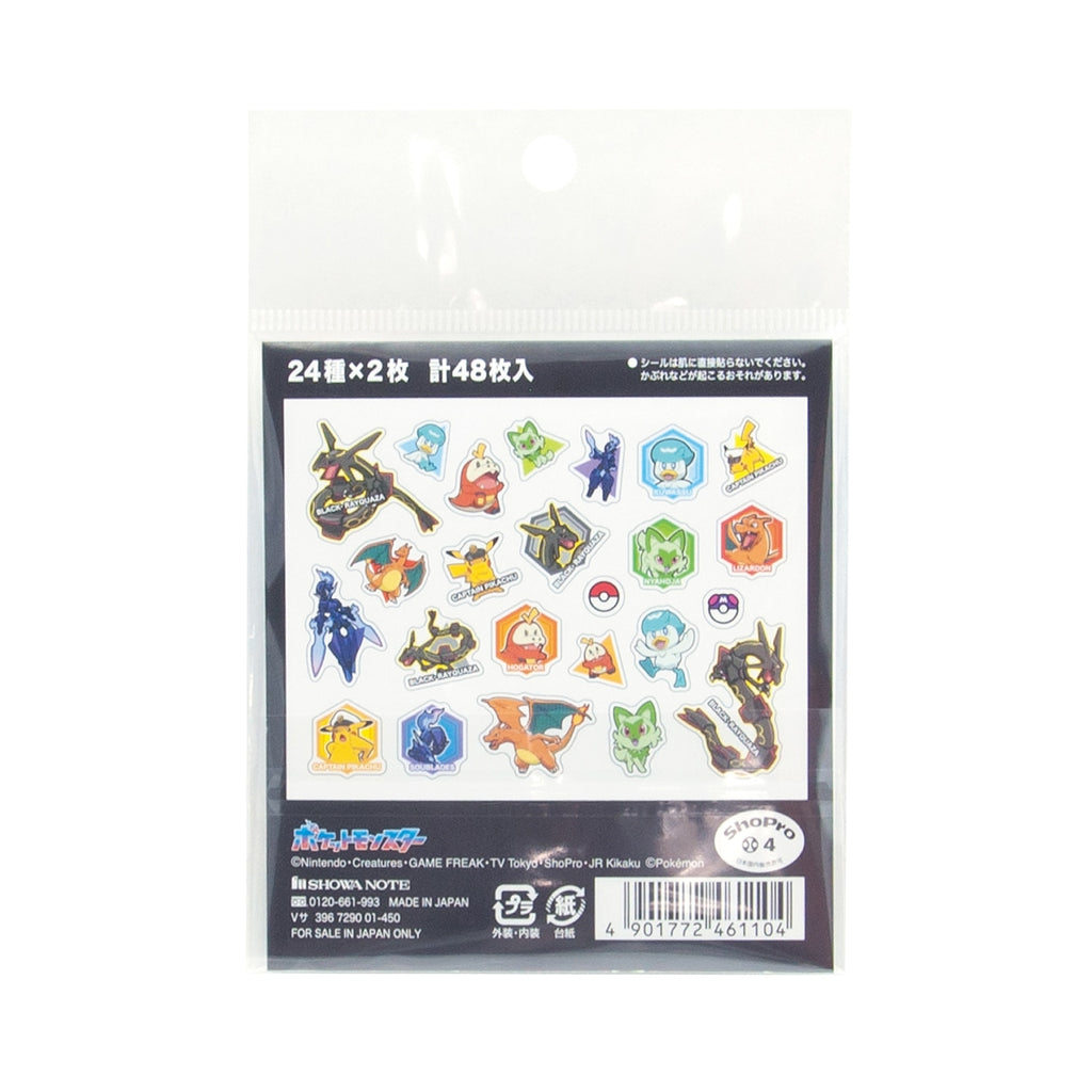Authentic Japanese Pokemon Center Flake Sticker Cool, detailed visual collectible item