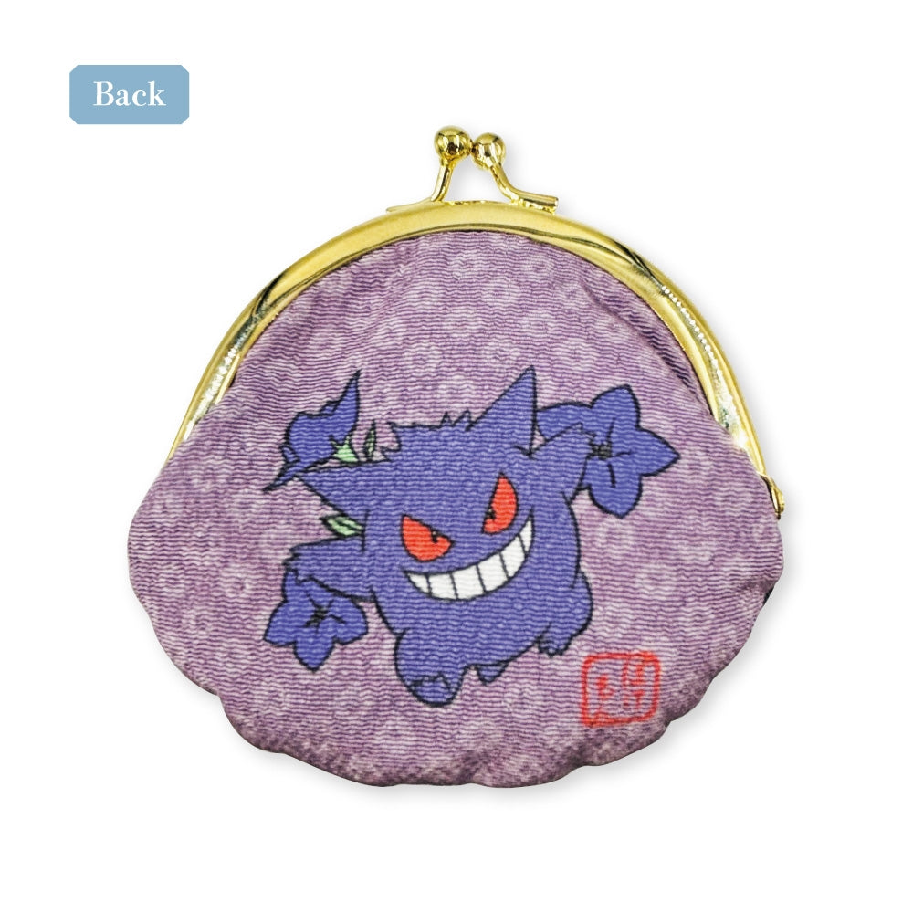 Clasp coin case Japanese pattern Gengar