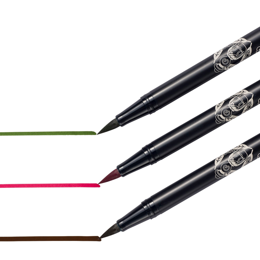 Close-up of Poltchageist marker set with vibrant colors, shipped from Japan