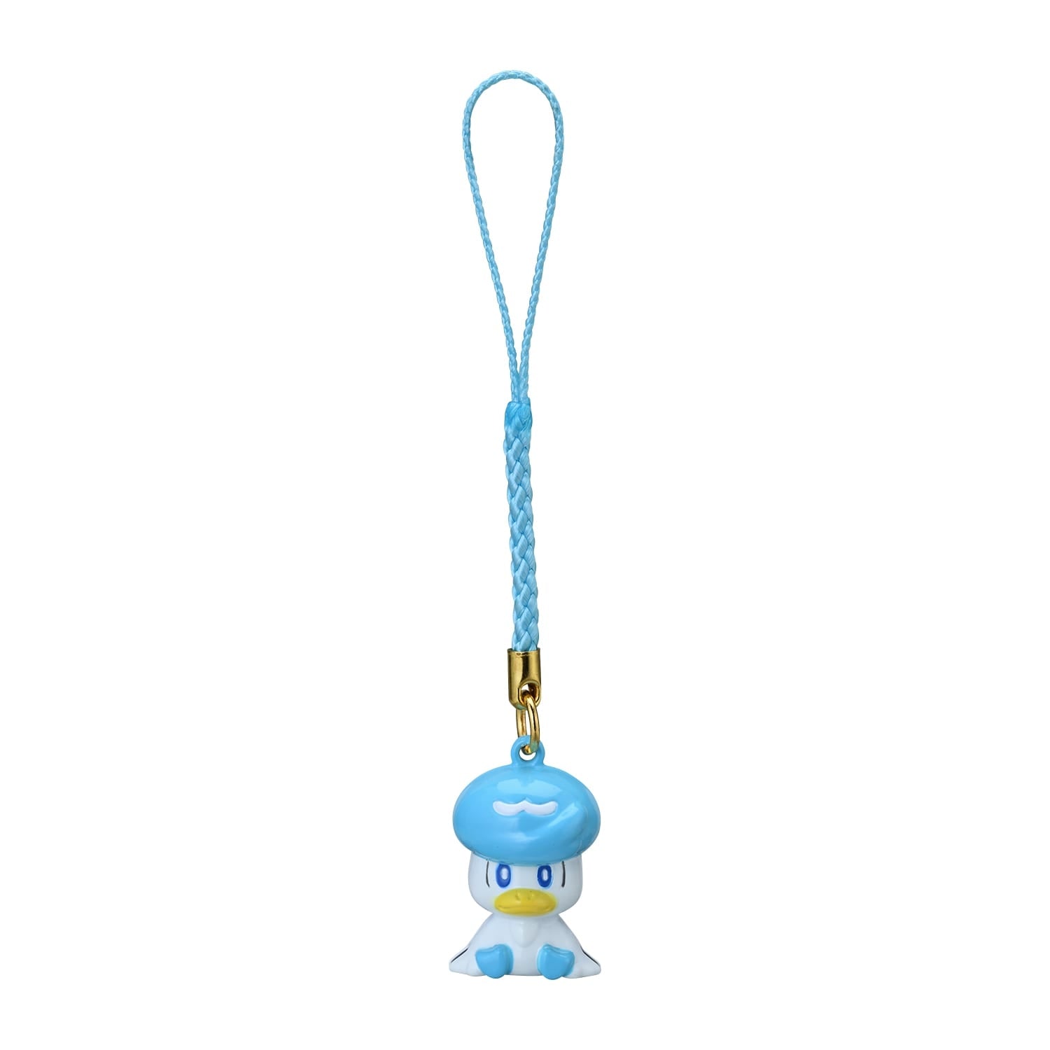 Quaxly netsuke figure with bell, water-type Pokemon from Japan