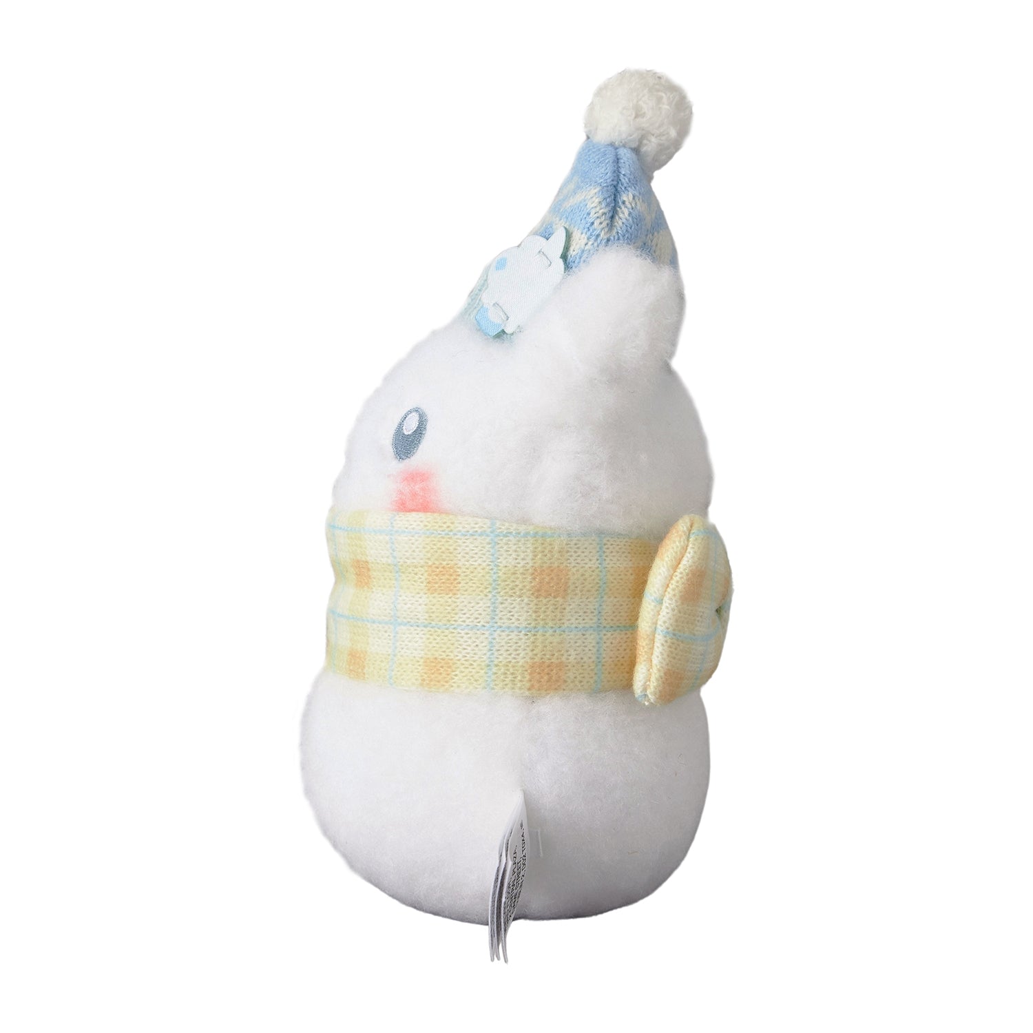 Pikachu Snowman plush toy standing on snow base from Japan