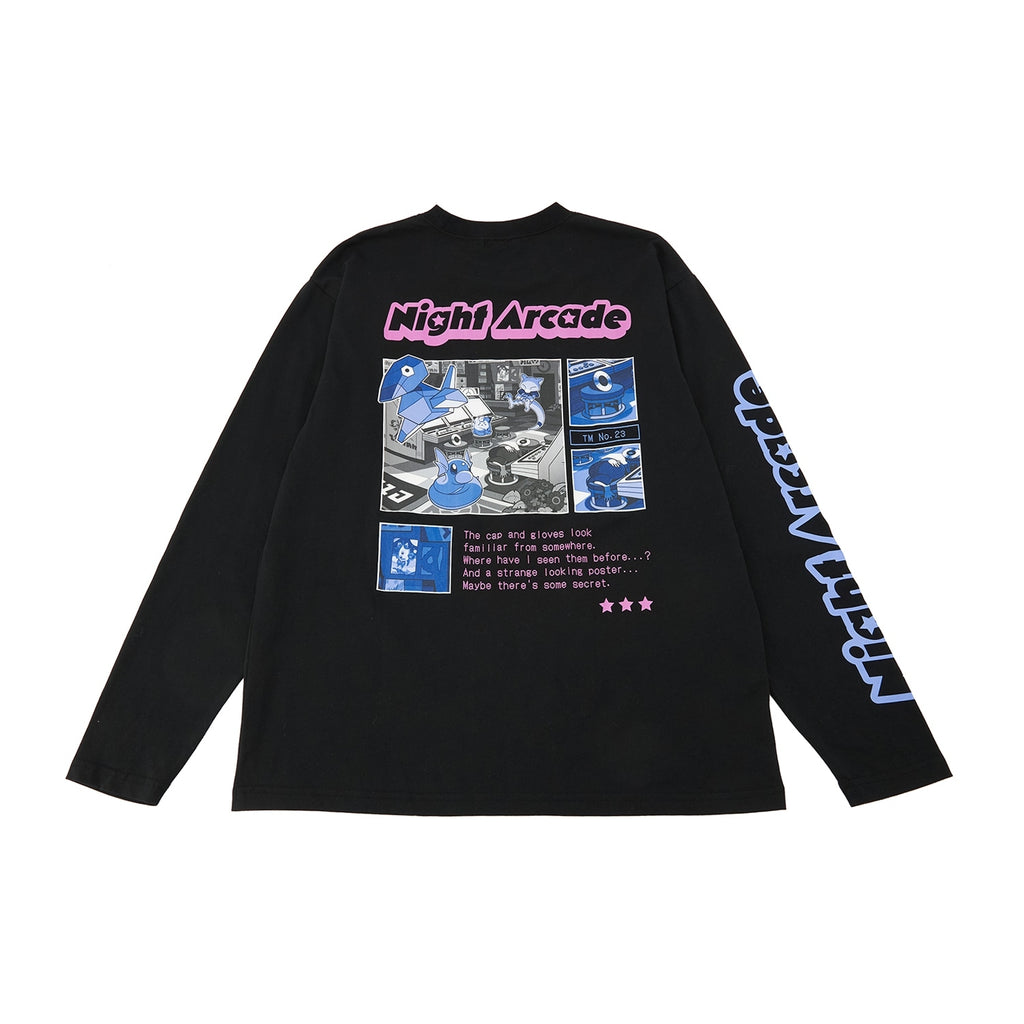 Long T-shirt Night Arcade Free