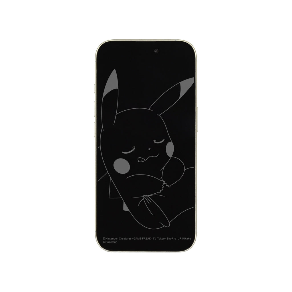 Glass screen protector Pikachu compatible with iPhone16/15/15Pro/14/14Pro/13/...