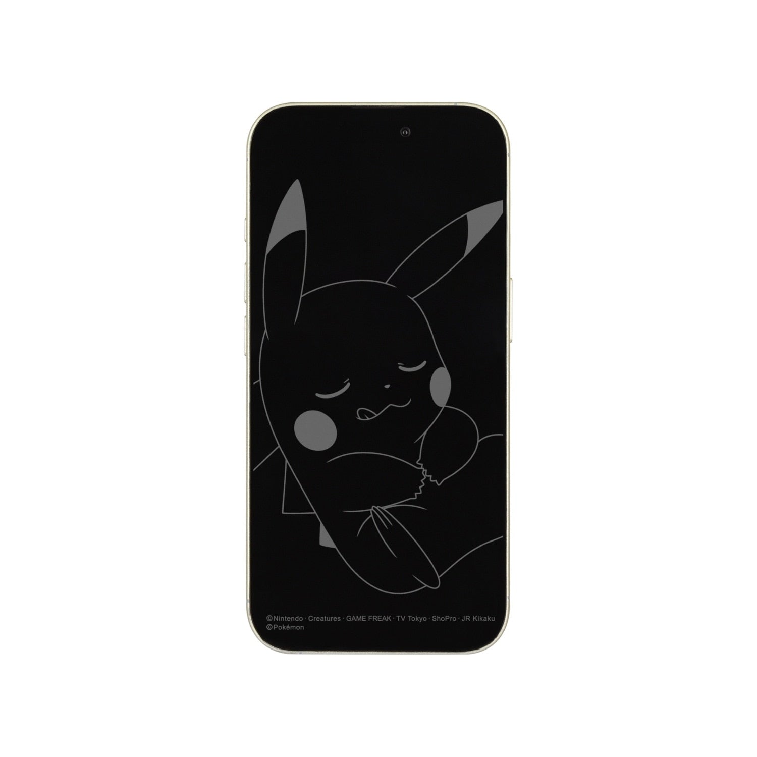 Glass screen protector Pikachu compatible with iPhone16/15/15Pro/14/14Pro/13/...