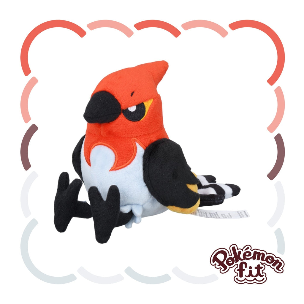 662 Plush Pokémon Hinoyakoma from Japan, cute facial expression