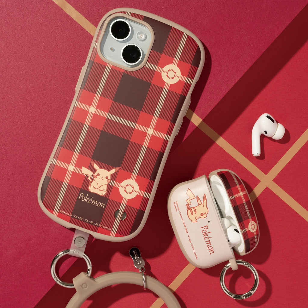 [For AirPodsPro (2nd/1st generation)] iFace First Class case (check/red)