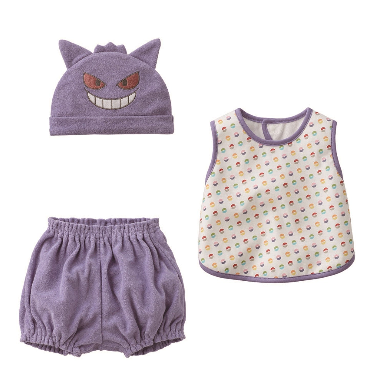 Monpoke gift set (Gengar apron suit & hat)