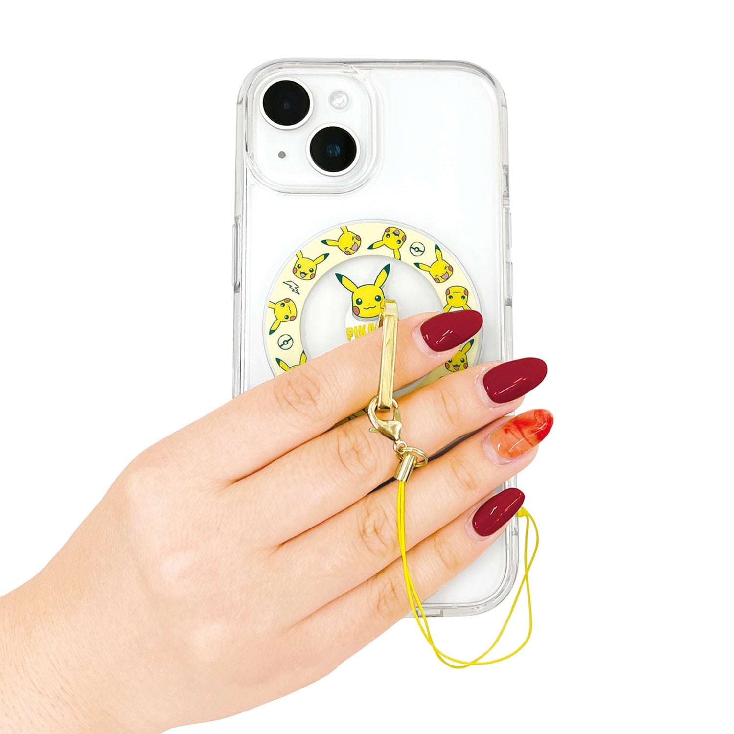 MagSafe compatible smartphone ring Pikachu