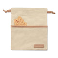 Drawstring pouch with emblem Sharitatsu