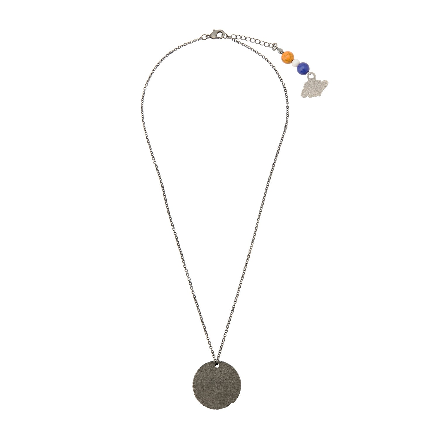 Side view of Pokemon Necklace Run Run! Desert, displaying Japan-exclusive design elements
