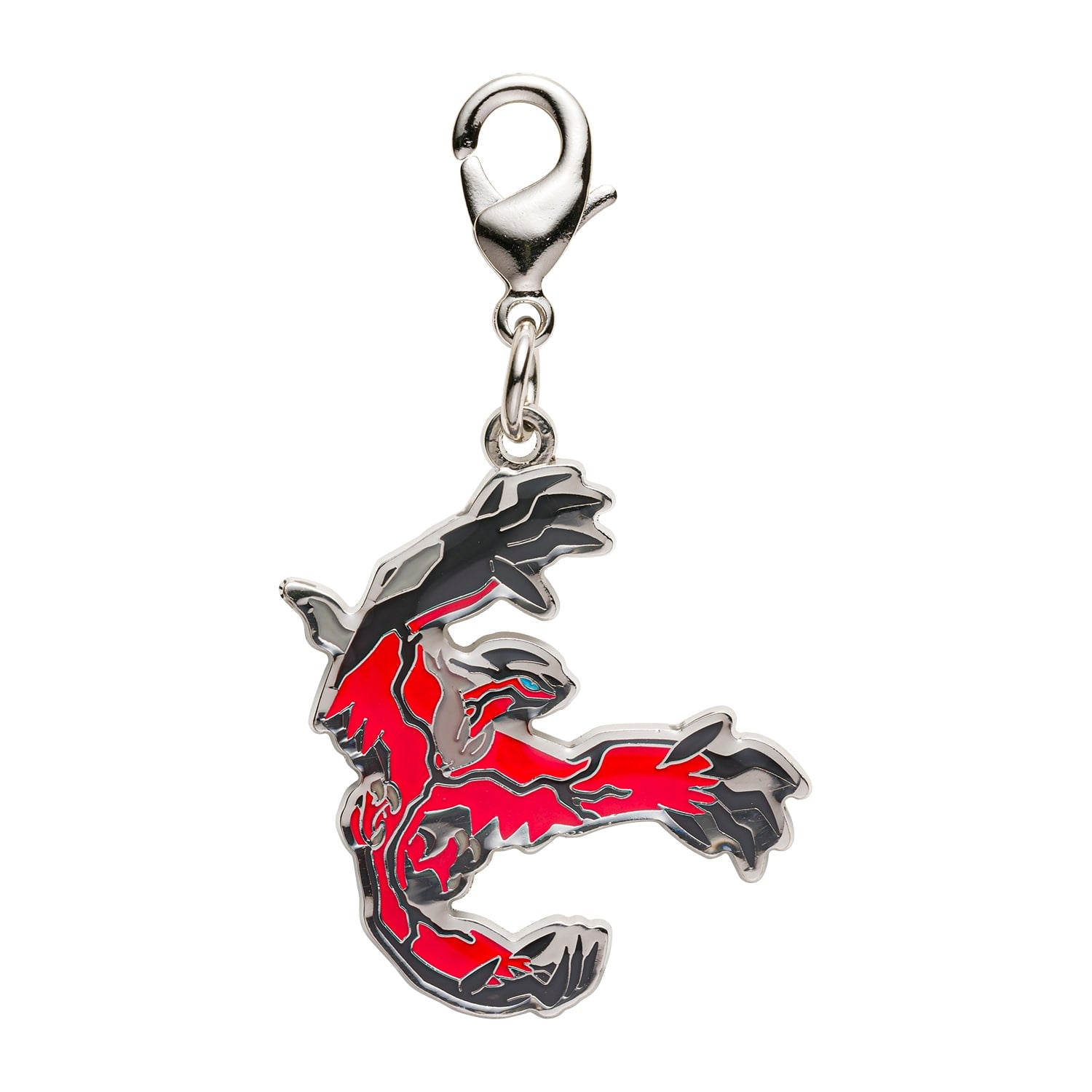 National Encyclopedia Metal Charm 717, silver metal charm with Pokemon design, from Japan