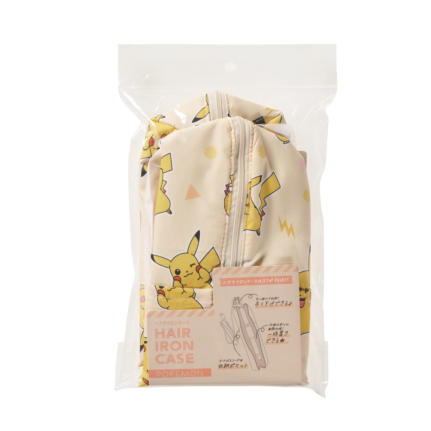 hair iron case pikachu