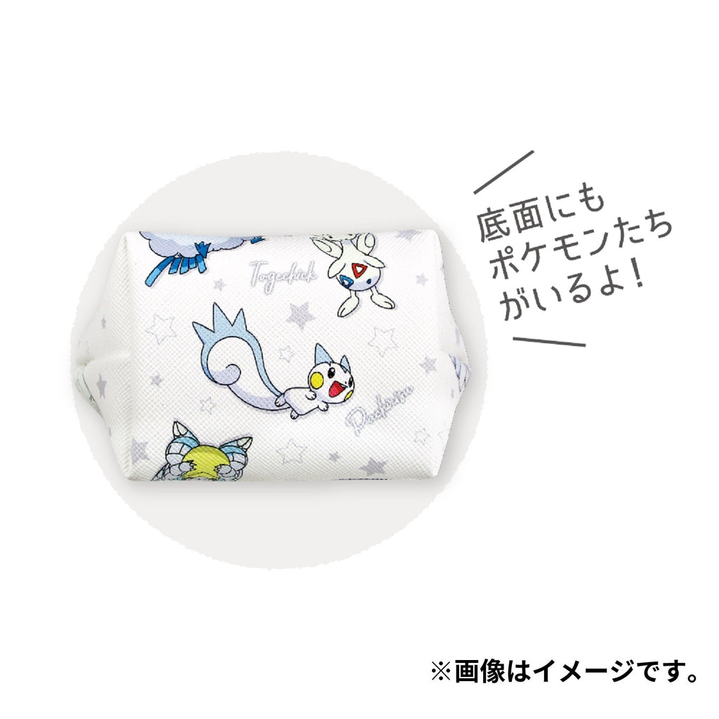 Triangular mini pouch colors/white