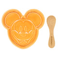 souvenir plate & spoon mickey