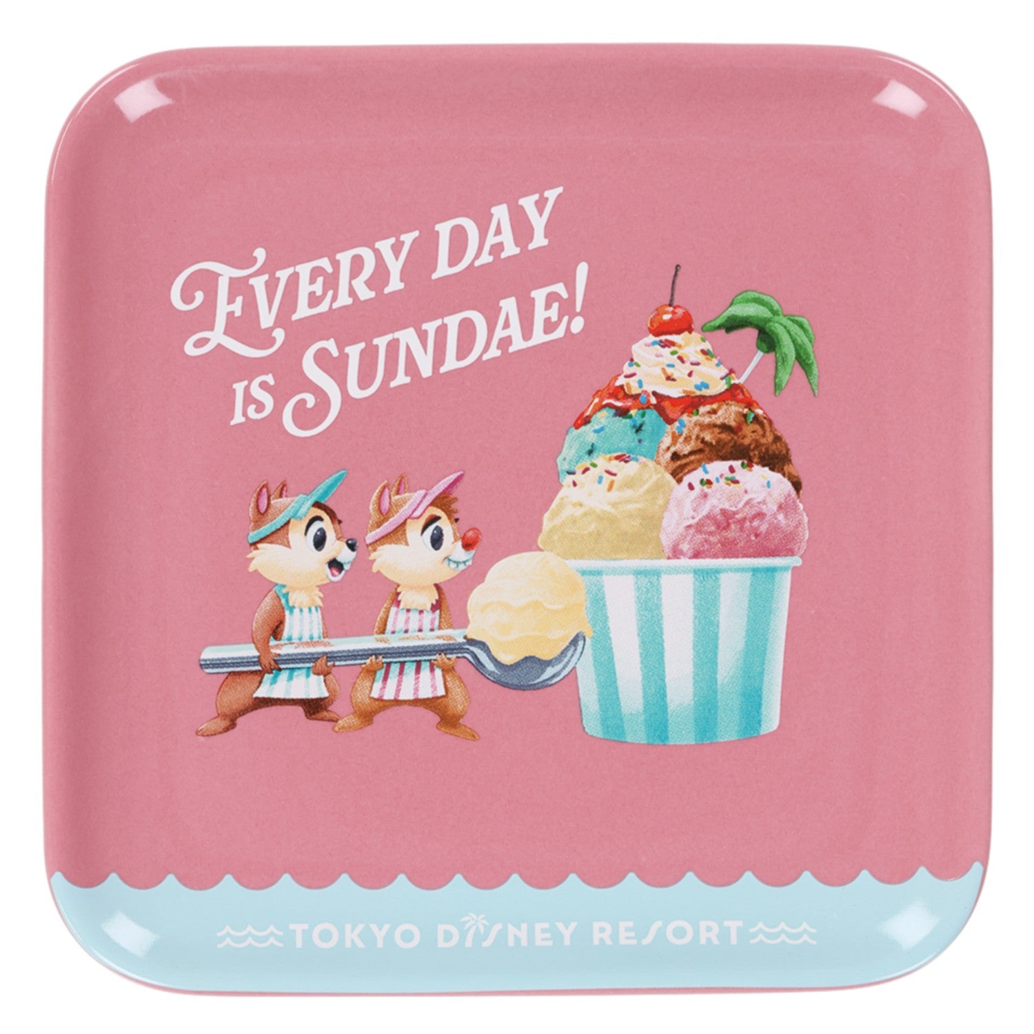 Souvenir plate Chip & Dale SUNNY SUNNY Summer