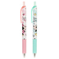 2 black ballpoint pens Mickey Minnie