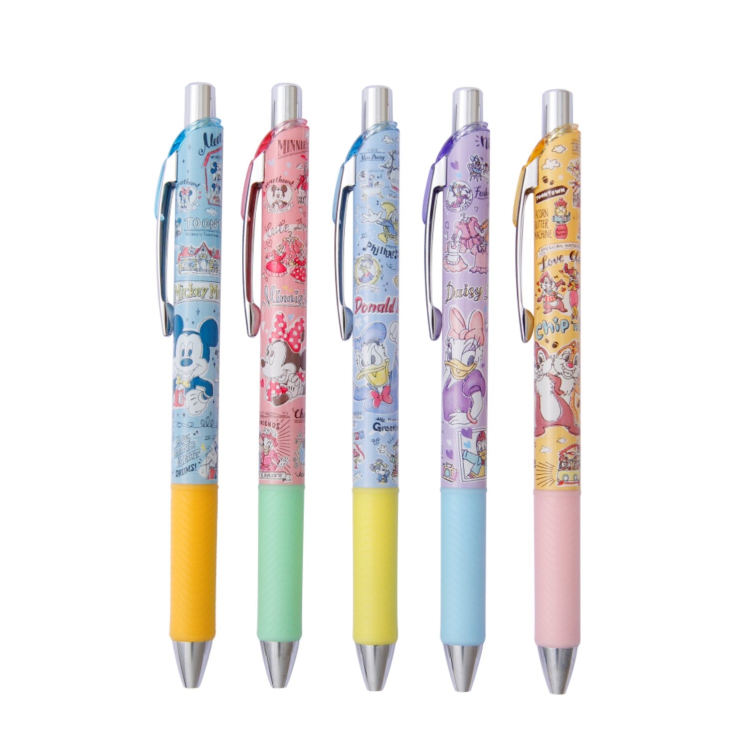 5 mechanical pencils Mickey Mouse and friends
