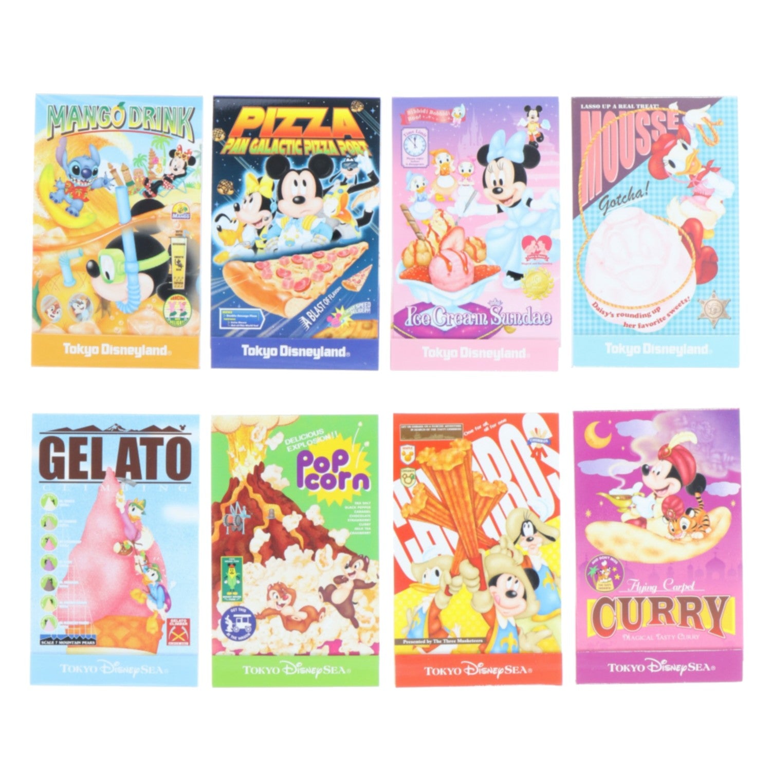 8 memos Mickey Mouse and friends