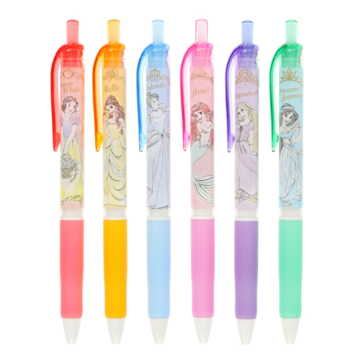 Ballpoint pen <Signo> black 6 pieces Disney Princess