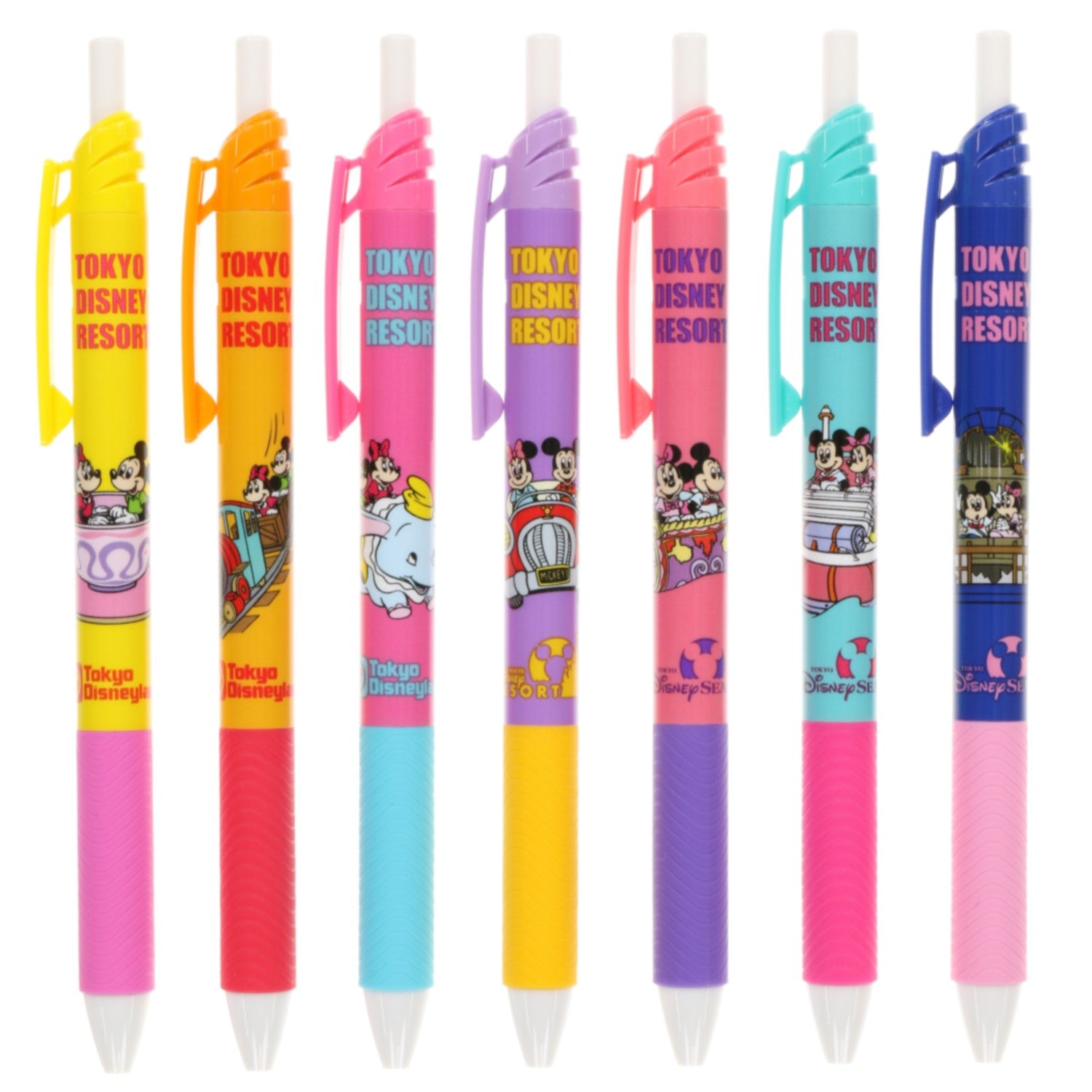 Ballpoint pen <Energel> 7 black Mickey Minnie