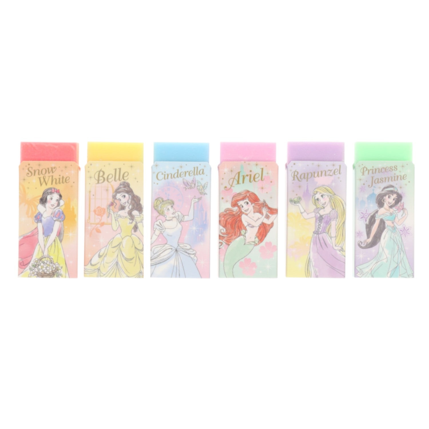 Eraser <AIR-IN> 6 pieces Disney Princess