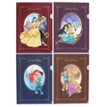 4 clear holders Disney Princess