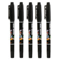 Oil-based pen <Mackie> 5 black Mickey Mouse and friends