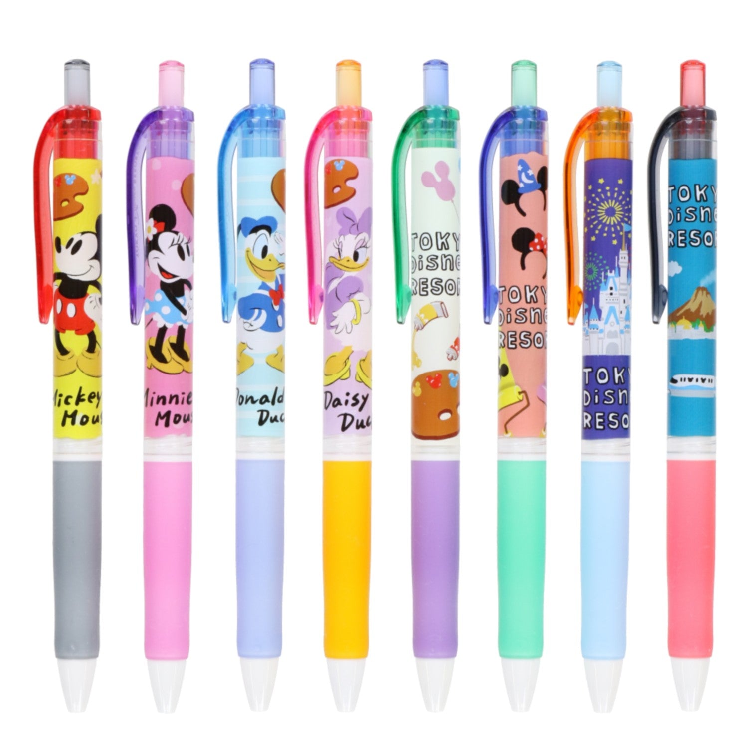 Ballpoint pen <Signo> 8 colors 8 pieces Mickey Mouse and friends