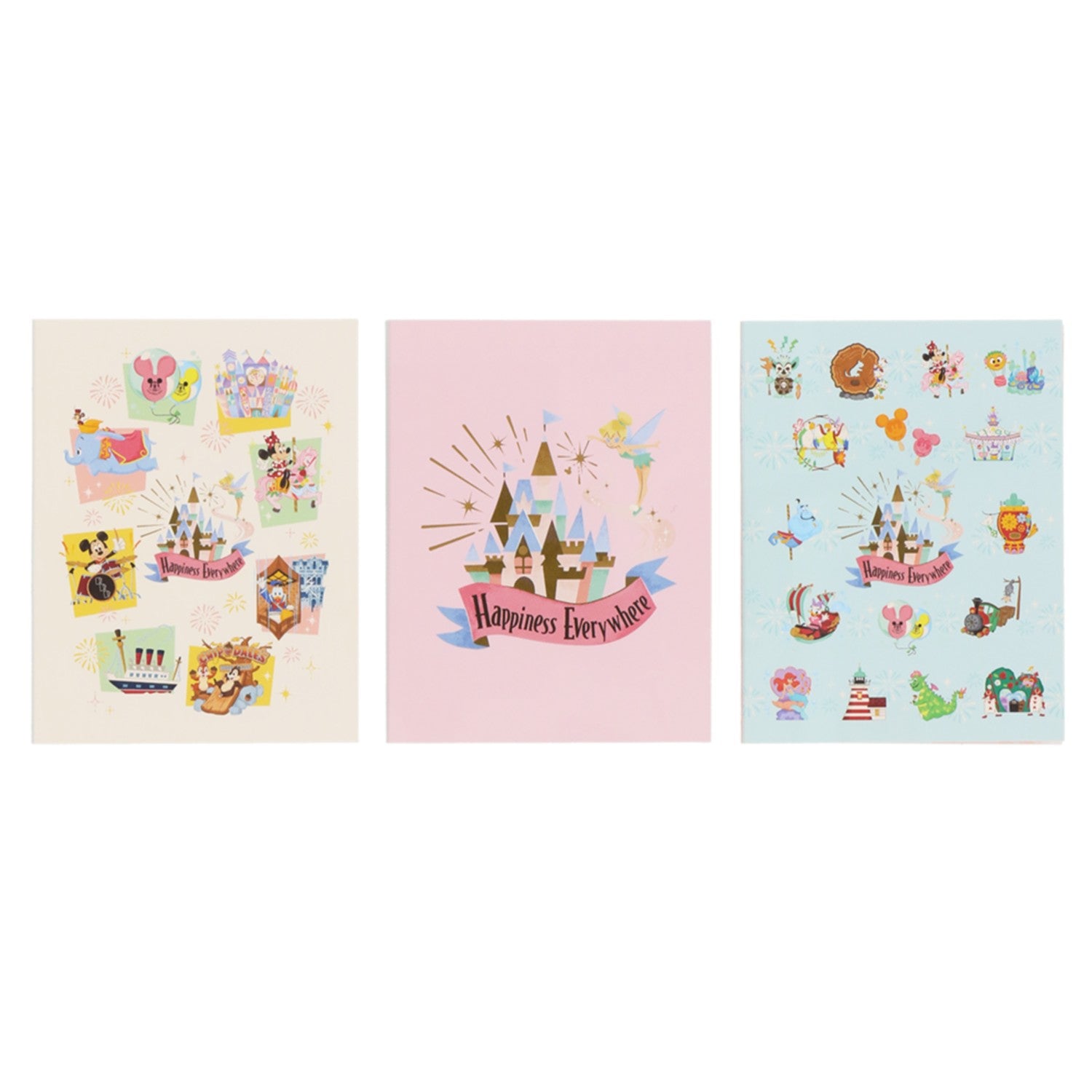 3 sticky notes Tokyo Disney Resort