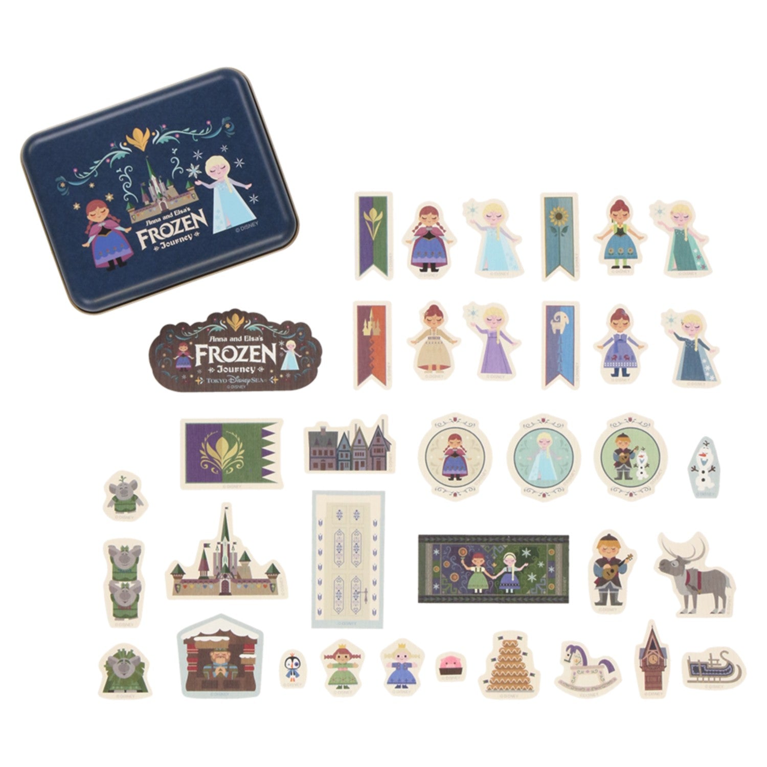 Frozen with sticker can