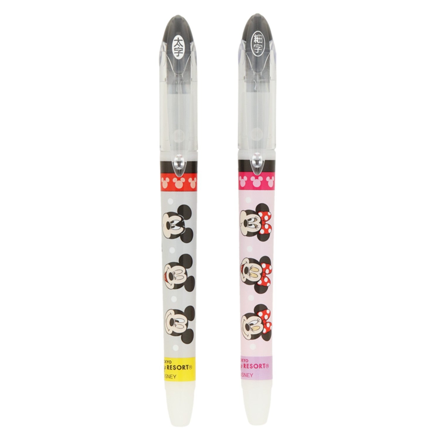 Oil-based pen (cloth writing pen) 2 black Mickey Minnie